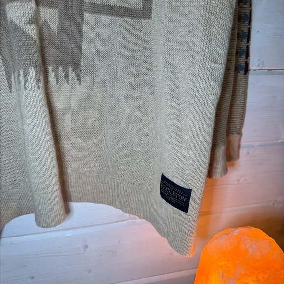 Pendleton Tan Southwestern Pattern Cardigan - Picture 9 of 9